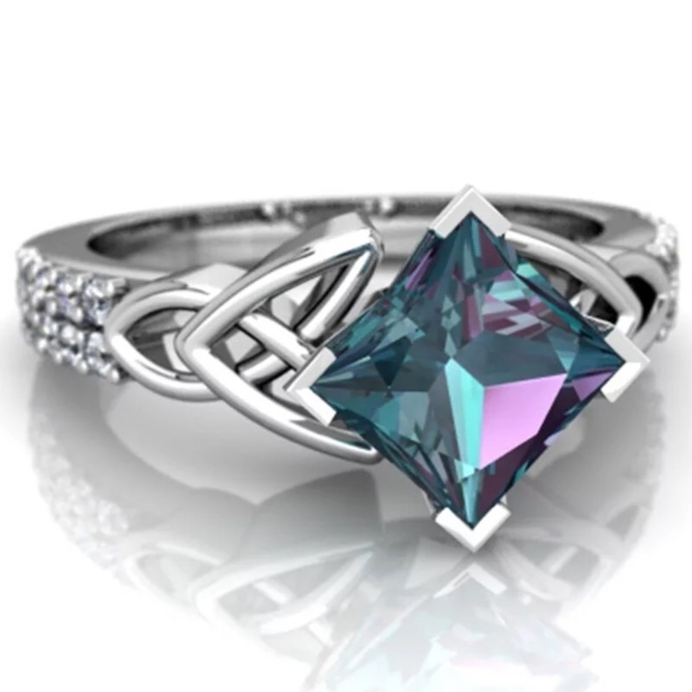 Charming colorful Rhinestone ring - Picture 3 of 3